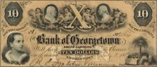 Bank of Georgetown $10 - Obsolete Notes - Paper Money - US - Obsolete picture