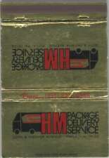 Matchbook Cover - Truck - HM Package Delivery Philadelphia, PA picture