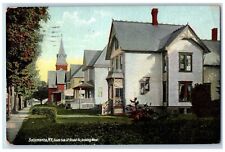c1910's South Side Of Broad St. Looking West Salamanca New York NY Postcard picture