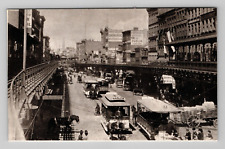 Postcard The Bowery Canal Street Horse Drawn Trolley View 1888 Reprint New York picture