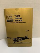 Vintage 1974 Cessna Pilot Center Flight Review Manual Paperback-Flaws picture