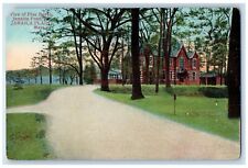 View Of Pine Banks Jamaica Pond Massachusetts MA Unposted Vintage Postcard picture