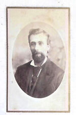 1880s 1890s Man with Beard CDV Cabinet Card Jefferson Wis Facial Hair picture