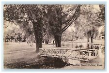 c1910 A Familiar Scene Wood Bridge River Dalton Massachusetts MA Postcard picture