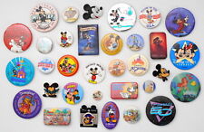 Walt Disney 30+ Pc Assorted Disneyworld Mixed Size Pins Button Lot Disneyland picture