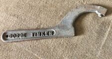 Vintage Antique Dodge Timken Machine Marked 1-11/16 Spanner Wrench - 8-1/4
