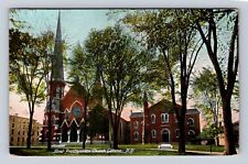 Geneva NY-New York, First Presbyterian Church, Antique, Vintage Postcard picture