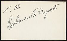 Richard Dysart d2015 signed autograph 3x5 Cut American Actor in series L.A. Law picture