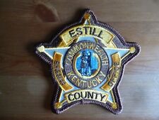 ESTILL COUNTY KENTUCKY SHERIFF Patch Office UNIT USA obsolete Original picture