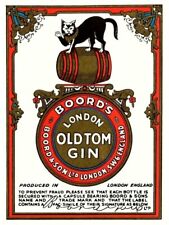 Boord's Old Tom Gin of London England NEW Sign 24x30