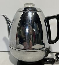 General Electric GE Pot Belly Coffee Percolator 18P40 Vintage MCM picture