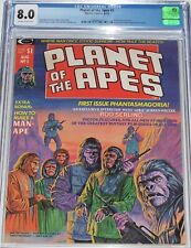 Planet of the Apes #1 CGC 8.0 from Aug 1974 Movie adaptation picture