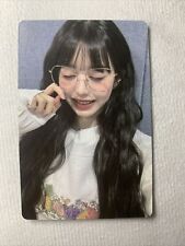 WONYOUNG IVE Girl RED BOW Edition Celeb Girl K-Pop Photo Card Blonde Glasses 1 picture