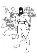Space Ghost #1 Cover U FOC Toth Model Sheet picture
