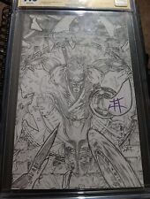 Ninjak #1 PENCIL EXCLUSIVE VARIANT CGC SS 9.8 signed Jeff Edwards 100 PRINT RUN picture