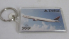 VINTAGE Delta Air Lines Airlines Boeing 777 Keychain picture