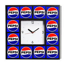 Pepsi Cola NEW 2023 Logo Advertising Promo Diner Clock 10.5