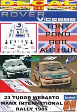 DECAL ROVER 3500 VITESSE TONY POND MANX R. 1985 DnF (12) picture