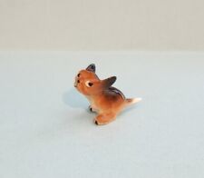 HR Hagen Renaker Early Running Pup Miniature Figurine Tri-color HTF picture