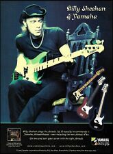 Billy Sheehan 1997 Yamaha Attitude Limited II Bass guitar advertisement ad print picture