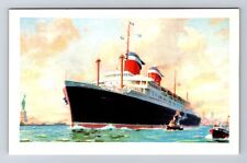 SS America, Ship, Transportation, Antique, Vintage Postcard picture