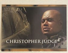 Stargate SG1 Trading Card Richard Dean Anderson #72 Christopher Judge picture