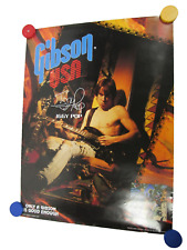Gibson USA Iggy Pop Promo Poster Vintage 1991 Original Never Hung 24