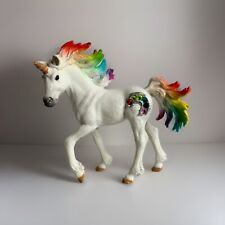 Schleich Rainbow Unicorn Foal Figure P/O 73527 White 3