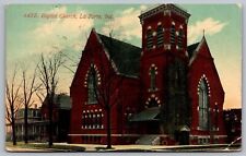 Baptist Church La Porte Indiana Postcard picture