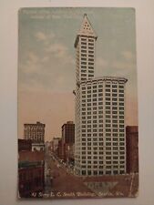 Vintage Seattle Washington LC Smith Building Postcard Highest Outside Nyc picture