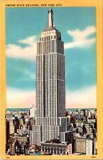 Vintage Postcard View of  Empire State Building Fifth Avenue New York NY   13103 picture