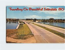 Postcard Traveling on Beautiful Interstate 80 USA North America picture