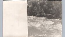 CLEAR CREEK c1910 colorado co real photo postcard rppc natural history picture