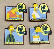 Rare Vintage Character UK 2003 Simpsons Animated Series Silicone Drink Coasters picture