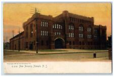 1911 Exterior View New Armory Building Newark New Jersey Posted Antique Postcard picture