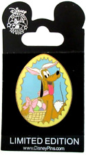 2008 WALT DISNEY WORLD PLUTO EASTER EGG PIN- WEARING BUNNY EARS LE 1200- PP60051 picture