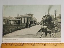 Vintage Danville, Illinois Postcard WABASH STATION/Railroad Depot Off East Main picture