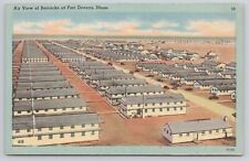 Aerial View of Barracks at Fort Devens MA Massachusetts Army Reserve Postcard picture