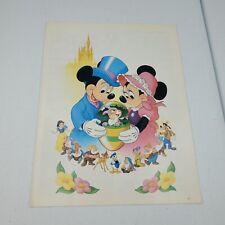 Disney Eyes & Ears Cast Member Exclusive March 1988 Mickey Minnie Mouse Easter picture
