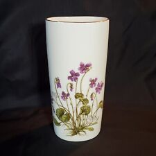 Vintage Otagiri Oval Orchid Cream Colored Vase 8 1/4