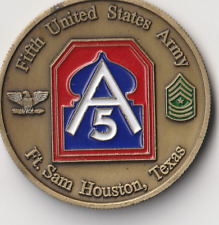 5TH US ARMY FT SAM HOUSTON TEXAS MINISTRY TEAM Challenge Coin 1.5