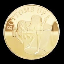 U.S.A Coin Upturned Buttocks Sexy Girl Commemorative Challenge Coins Gold Plated picture