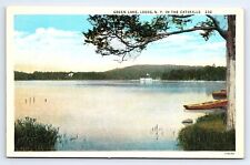 Postcard Green Lake Deeds New York Catskills C. W. Hughes & Co. picture