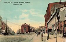 LP38 Pittsburgh Pennsylvania Butler & 34th Streets Postcard picture