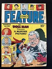 Feature Comics #120 1st Print Golden Age Comic 1948 Complete Good/VG picture