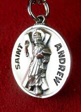 Carmelite Nun's Scotland Pilgrimage St. Andrew the Apostle Sterling Relic Medal picture