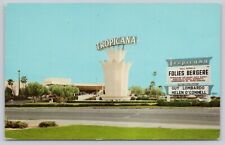 Vintage Postcard Tropicana Las Vegas Strip Home of Folies Bergere picture