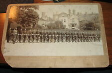 1890's Shrewsbury UK Antique Police Officer Squad Bicycle Large Photograph  picture