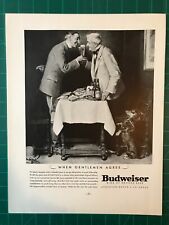 1934 Budweiser Beer Print Ad. 
