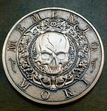 MEMENTO MORI / CARPE DIEM STOIC Coin Marcus Aurelius MILITARY Collectible Gift picture